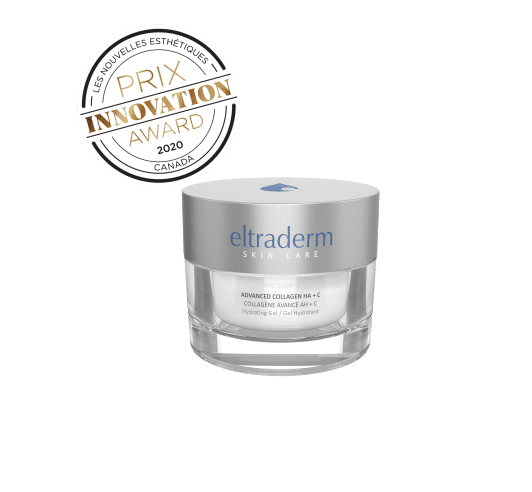 a clear container with a silver lid